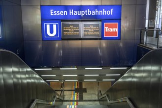 Nationwide warning strike by the trade union Verdi, in the public sector, as here in Essen, at the