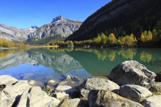 Lac de Derborence, Valais, Switzerland, Europe