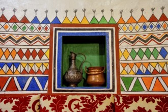Heritage Village, detail in an interior, Dammam, ash-Sharqiyya Province, Persian Gulf, Saudi