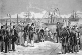 Voyage of the Imperial Prince Crown Prince Napoleon Eugene Louis Jean Joseph Bonaparte (16 March