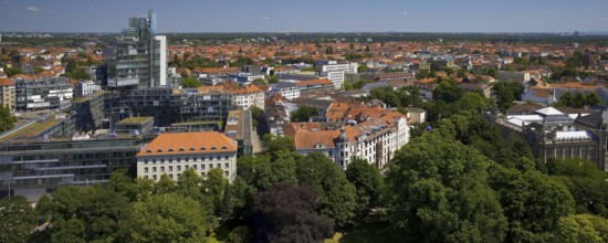 View of the administrative building of the Norddeutsche Landesbank, Hanover, Lower Saxony, Germany,