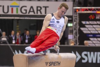 EnBW DTB-Pokal Stuttgart 2025, Mixed Cup***Nils Dunkel Germany on pommel horse