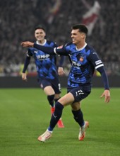 Goal celebration Gesture Gesture Mathias Honsak 1. FC Heidenheim 1846 FCH (17) MHPArena, MHP Arena