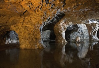 In the Felsendome Rabenstein show mine, Chemnitz, Saxony, Germany, Europe