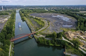 Essen, North Rhine-Westphalia, Germany - FREIHEIT EMSCHER urban development project. The cities of