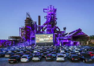 Dortmund, Ruhr area, North Rhine-Westphalia, Germany - Drive-in cinema Dortmund, newly opened