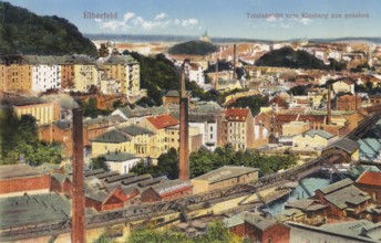 Historical postcard, picture postcard, Elberfeld, today Wuppertal, North Rhine-Westphalia, Germany,