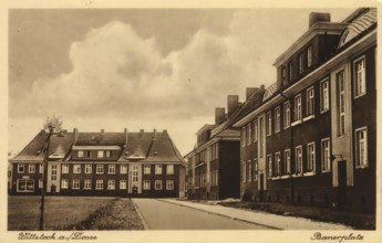 Historical postcard, picture postcard, Witttstock Dosse, Brandenburg, Germany, digitally enhanced