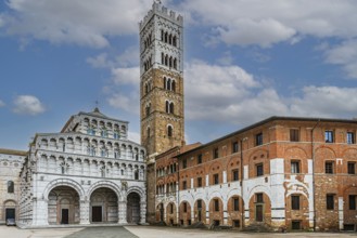 Cathedral of San Martino, historic city centre, Lucca, Tuscany, Italy, Europe