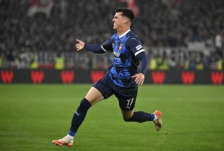Goal celebration Gesture Gesture Mathias Honsak 1. FC Heidenheim 1846 FCH (17) MHPArena, MHP Arena