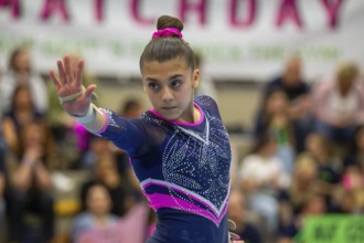 German Gymnastics League (Bundesliga) for woman, 1st competition day 2025 in Mannheim***Rebecca