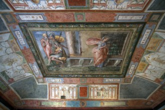 Ceiling fresco in a room of the Villa del Principe, Palazzo di Andrea Doria, Piazza dei Principe,