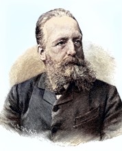 Ernst Catenhusen, born 1841, opera conductor, c. 1885, Historical, digitally restored reproduction