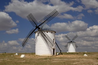 Windmills, Campo de Criptana, Province of Ciudad Real, Castilla-La Mancha, Spain, Europe