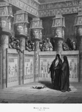 Bible, Moses in front of Pharaoh, First Book of Moses, 7, 10, Old Testament, Genesis, Egypt, Aaron,