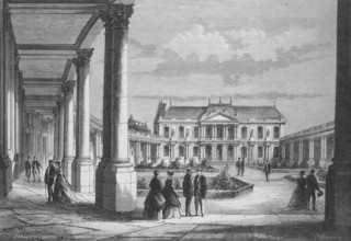 Restoration of the French National Archives circa 1868, Hotel de Soubise, City Palace, rue de