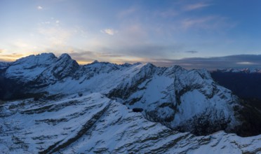 Aerial view over the mountains of Val Pontirone in the canton of Ticino, Switzerland, Europe