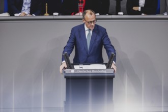 Friedrich Merz, CDU-Parteivorsitzender, aufgenommen im Rahmen einer Sitzung des Deutschen