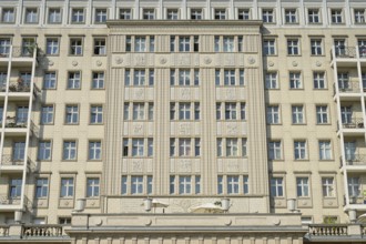 Residential buildings, Architecture, Karl-Marx-Allee, Friedrichshain, Berlin, Germany, Europe