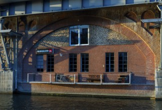 Storage rooms below the S-Bahn line at Jannowitzbrücke station, Friedrichshain-Kreuzberg, Berlin,