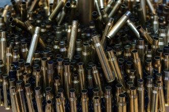 Bikini Haus Berlin, decoration of empty rifle cartridge cases, Berlin, Germany, Europe