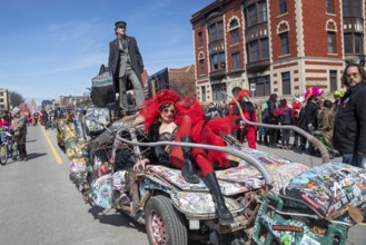 Detroit, Michigan, The Marche du Nain Rouge celebrates the coming of spring and banishes the Nain