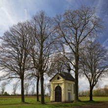 Castle chapel of Haus Horr, Grevenbroich, Rhine district of Neuss, Lower Rhine, North