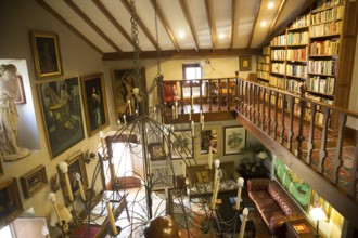Interior of Palacio Chaves Hotel, historic medieval town of Trujillo, Caceres province,