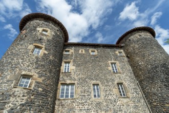 The castle in Le Monastier sur Gazeille, Haute-Loire, on the chemin de Stevenson,