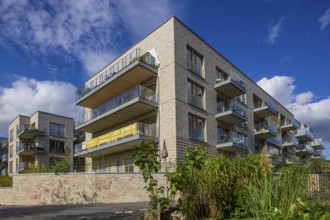 New development area Hafen City, on the site of the old neustädter Elbhafen harbour, Wohnungsbau