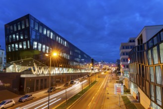 Essen, city centre, Segerothstraße, Limbecker Platz shopping centre, Funke Mediengruppe publishing