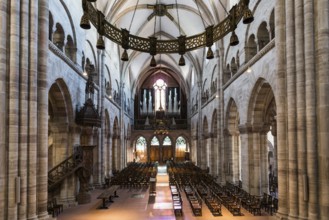 Interior, Basel Minster, Basel, Canton of Basel-Stadt, Switzerland, Europe