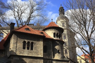 Klausen Synagogue, a profaned synagogue next to the Old Jewish Cemetery in the former Jewish