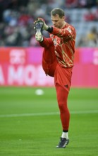 Goalkeeper Manuel Neuer FC Bayern Munich FCB (01) during warm-up training Allianz Arena, Munich,