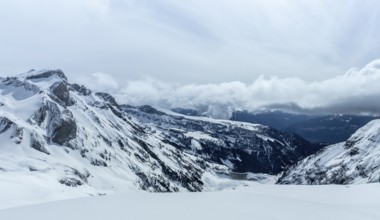 Bernese Alps in winter, Switzerland, Europe