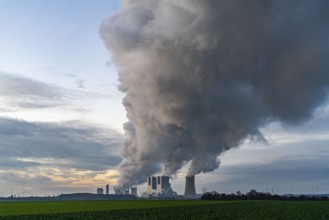 Neurath lignite-fired power plant, near Grevenbroich, power plant units F and G, A-E, thick water