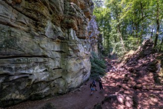 The Devil's Gorge, narrow, accessible gorge of sandstone rocks, with steep rocky gorges, near