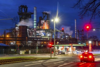 Duisburg-Bruckhausen steel site, ThyssenKrupp Steel, blast furnaces 8 and 9, on