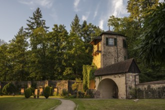 The prelate's defence tower, originally a fortified tower and defence structure on the historic