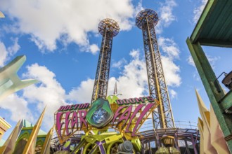 Doctor Doom's Fearfall ride in Marvel Super Hero Island at Universal Studios Islands of Adventure