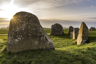 The Nobbin megalithic tomb, Putgarten, Ruegen Island, Mecklenburg-Western Pomerania, Germany,