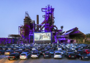 Dortmund, Ruhr area, North Rhine-Westphalia, Germany - Drive-in cinema Dortmund, newly opened