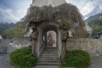 Stairway to the parish church of Maria am Sand, 15th century, Vintlerweg, Milland, Province of