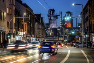 Duisburg steel site, ThyssenKrupp Steel steelworks, blast furnaces 8 and 9, Friedrich-Ebert-Straße