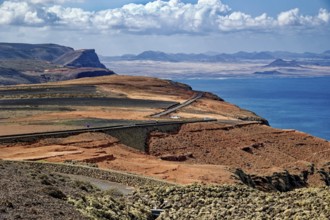 View from the Mirador del Río viewpoint designed by artist César Manrique, Lanzarote, Canary