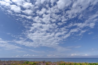 Cloudy sky at the Baltic Sea, Kühlungsborn, Mecklenburg-Vorpommern, Germany, Europe