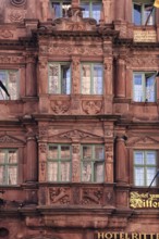 Multi-storey bay window of the Haus zum Ritter, Renaissance building built in 1592 since 1705 Inn,