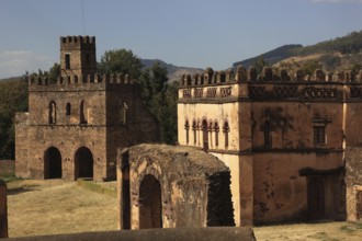 Amhara region, in the Gemp palace complex in Gondar, Gonder, UNESCO, world, heritage, cultural
