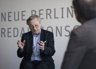 Peter Brandt, recorded during an interview at the NBR office in Berlin. 09.05.2022