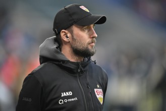 Coach Sebastian Hoeneß VfB Stuttgart Portrait, PreZero Arena, Sinsheim, Baden-Württemberg, Germany,